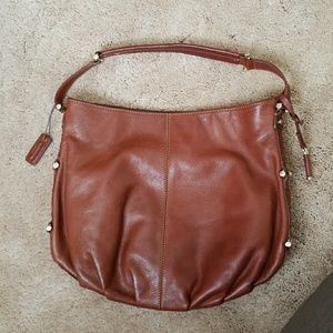 Liz Claiborne Cognac Leather Hobo Bag